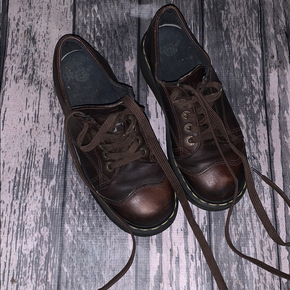 Dr. Martens Brown Leather Shoes  Size 7